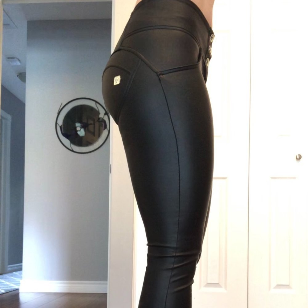 Freddy WR.UP Eco Leather Mid-Rise Pants